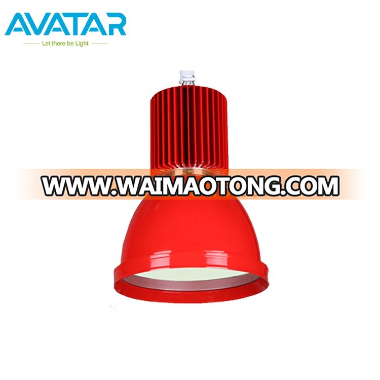 Hotsale hign lumen superbright pink and red emitting color meat food fresh led high bay fresh light fixture